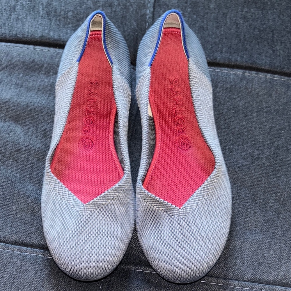 Rothy's Women's grey and blue